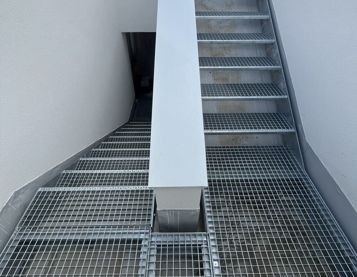 Ocelové schodiště Praha 5